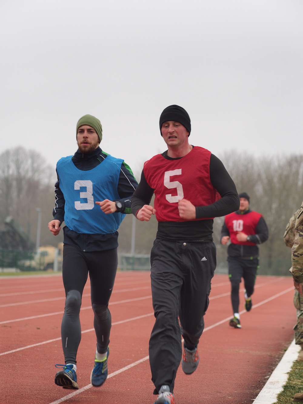 Candidates from allied nations undergo Army physical fitness test