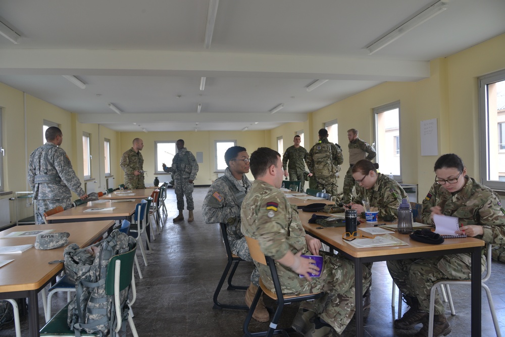 Candidates arrive at Camp Aulenbach, Baumholder for the USAREUR EFMB 2016
