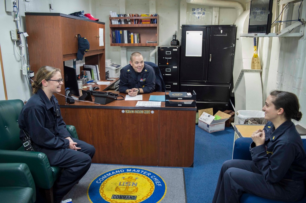 Command mentorship signing meeting