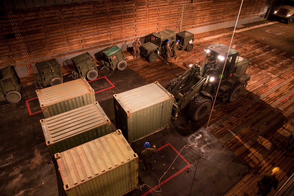 U.S. Navy and Marines Conduct Embark Ops During PMINT