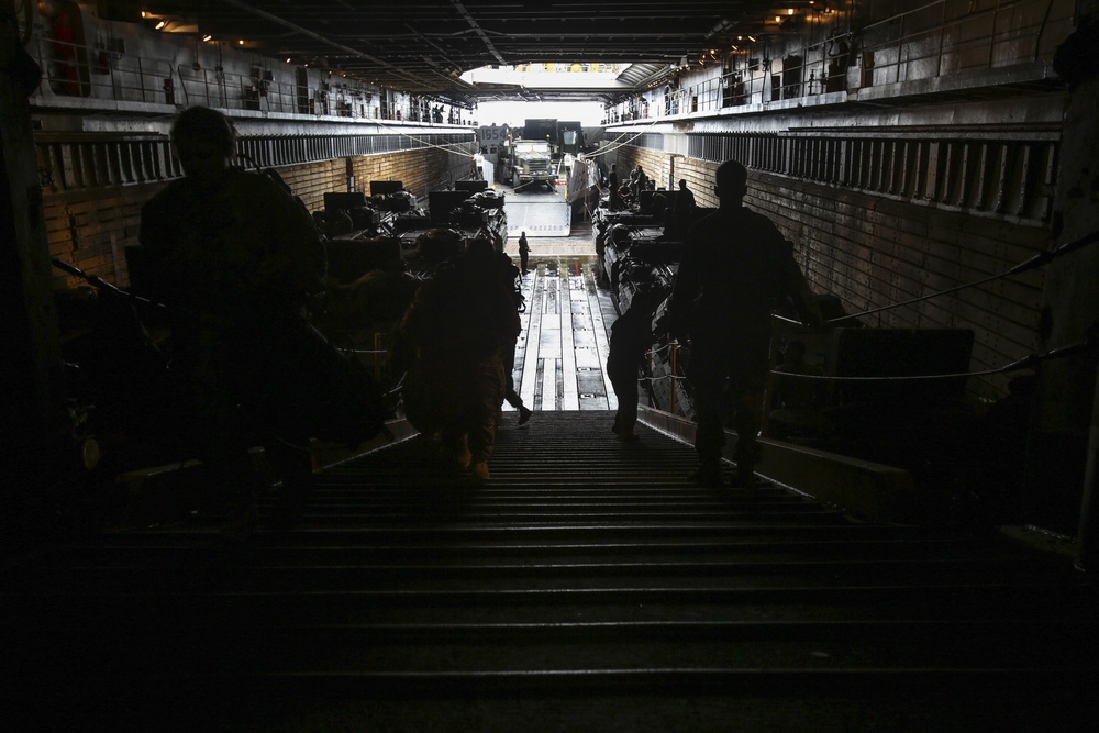 U.S. Marines and Sailors Work Together During PMINT