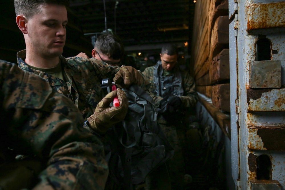 U.S. Marines and Sailors Work Together During PMINT