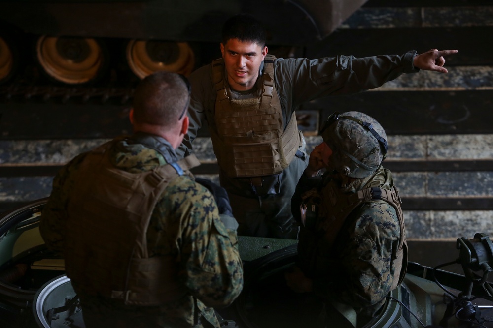 U.S. Marines and Sailors Work Together During PMINT