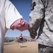 ROTC cadet walks with history