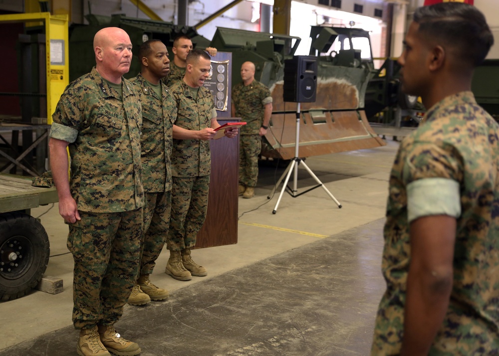 2nd Maintenance Battalion receives Secretary of Defense Maintenance Award