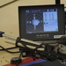 Air rifle and monitor screen