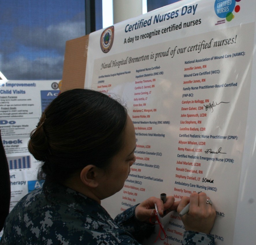 Naval Hospital Bremerton Certified Nurses recognized