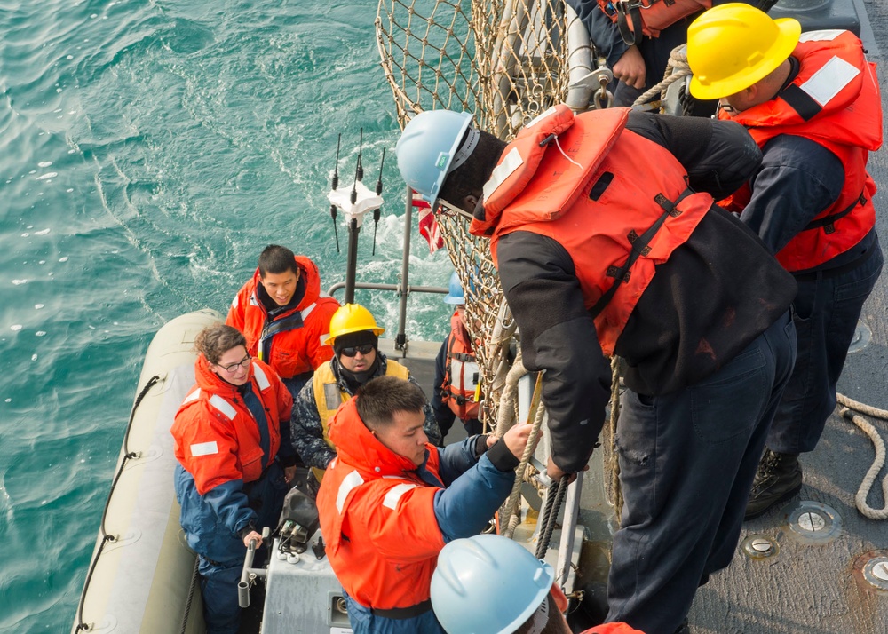 USS Fitzgerald Foal Eagle operations