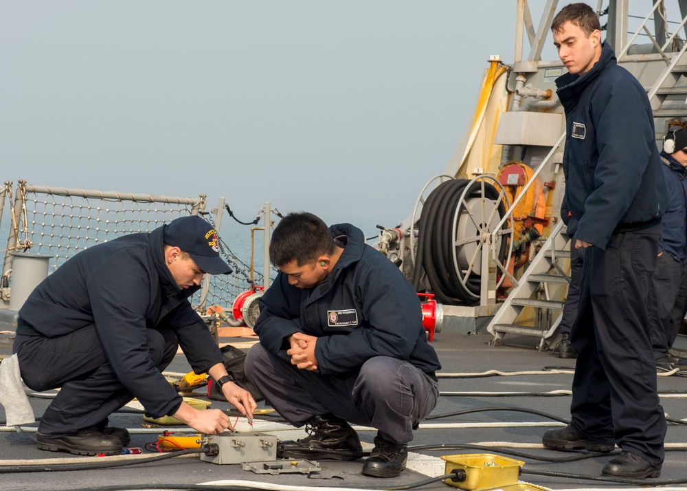 USS Fitzgerald Foal Eagle operations