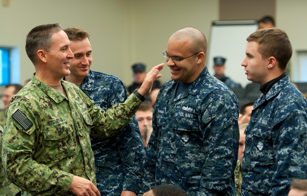 All-hands call at Naval Weapons Station Yorktown