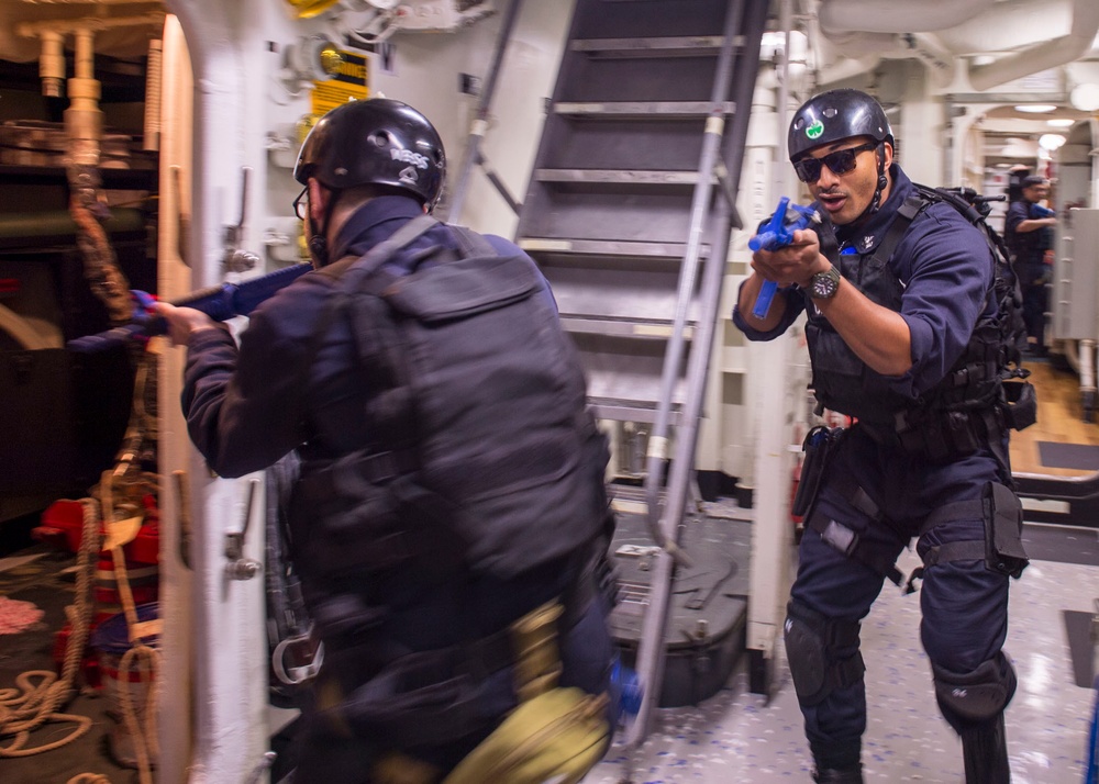 USS Fitzgerald VBSS team