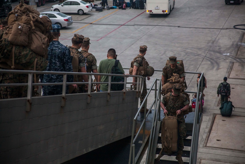 31st MEU arrives on Okinawa