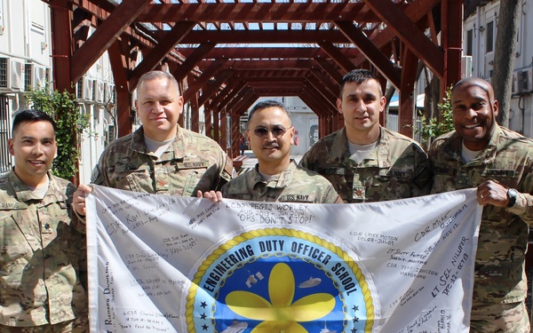 US Navy Reserve engineering duty officers serving in Afghanistan