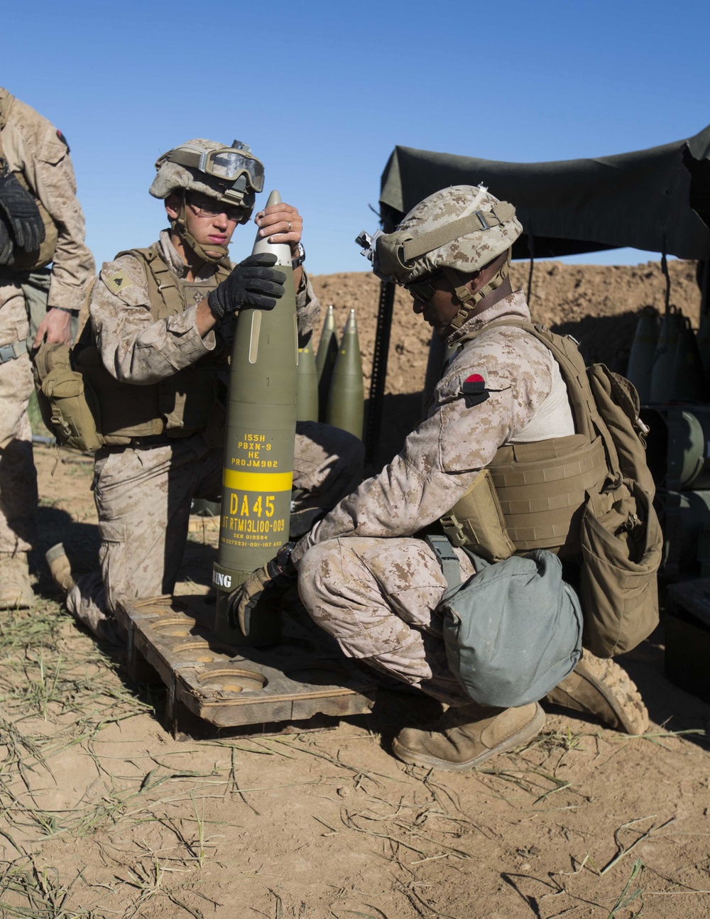 US Marines with Task Force Spartan, 26th Marine Expeditionary Unit deploy, disrupt enemy movement