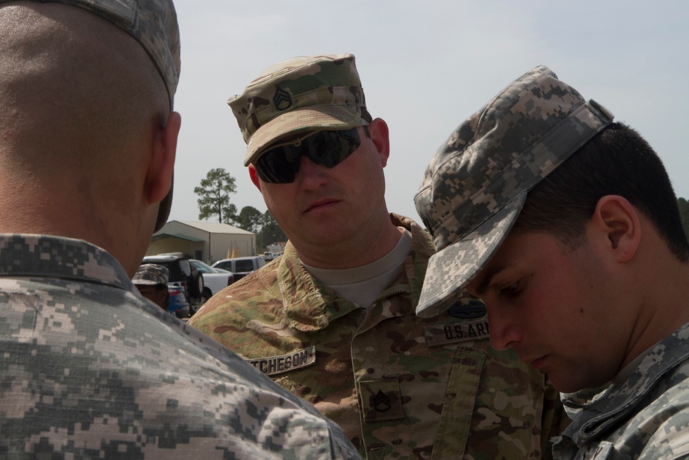 South Carolina National Guard Military Police Soldiers sharpen skills on the field and on campus