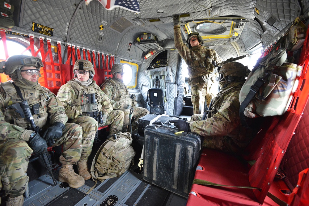 Field Artillery, 2CR, conducts sling load training with M777 Howitzers