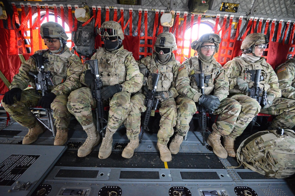 Field Artillery, 2CR, conducts sling load training with M777 Howitzers