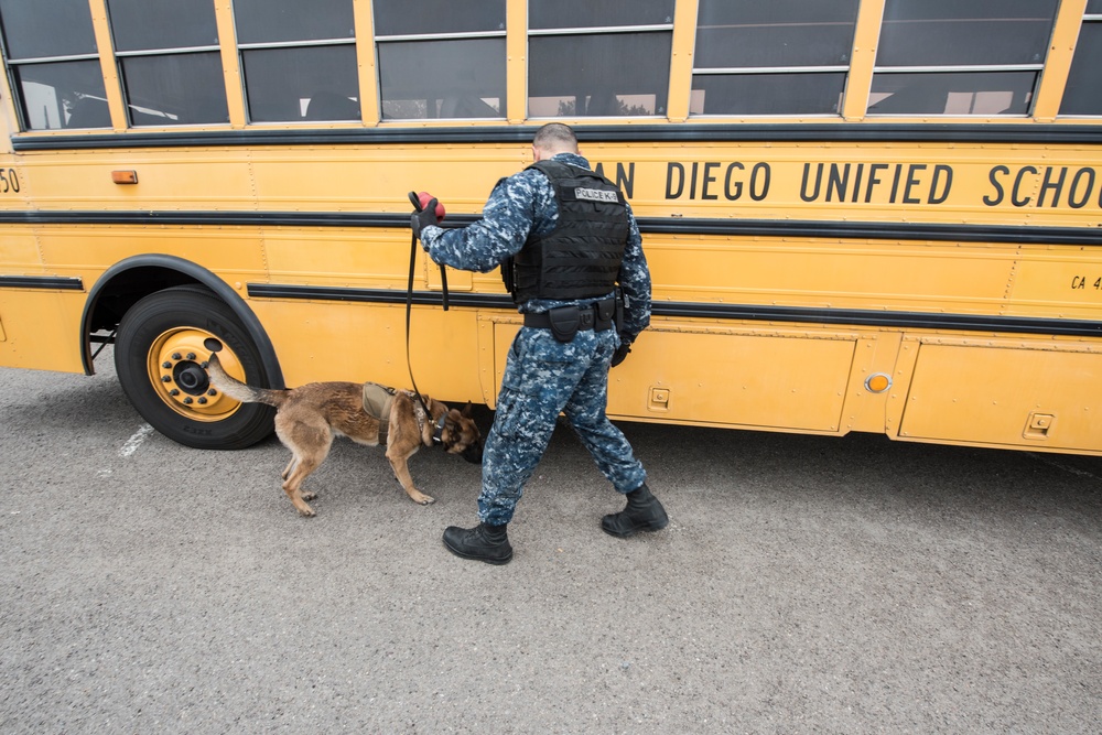 Naval Base Coronado hosts e3 Civic High for Job Shadow Day