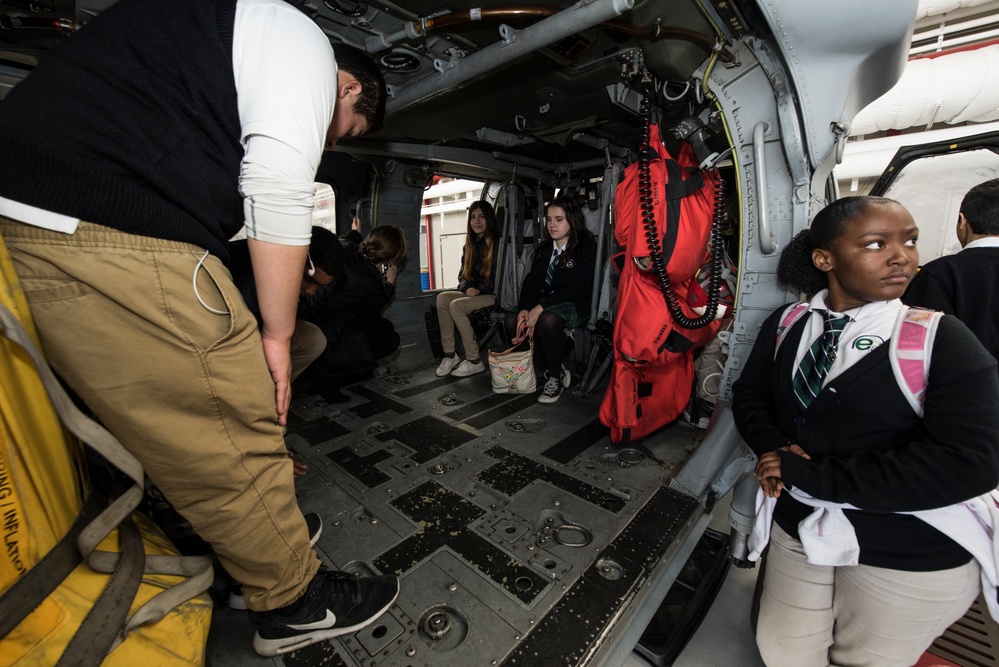 Naval Base Coronado hosts e3 Civic High for Job Shadow Day