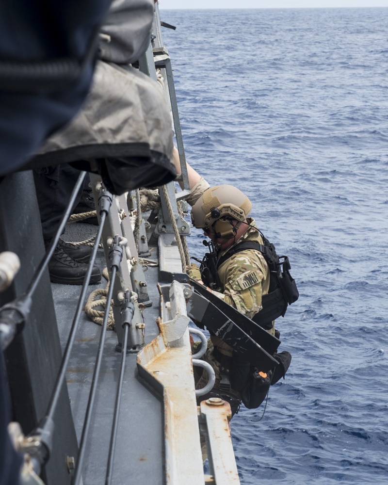 Navy, Coast Guard conduct fisheries boardings, promote regional stability in Pacific