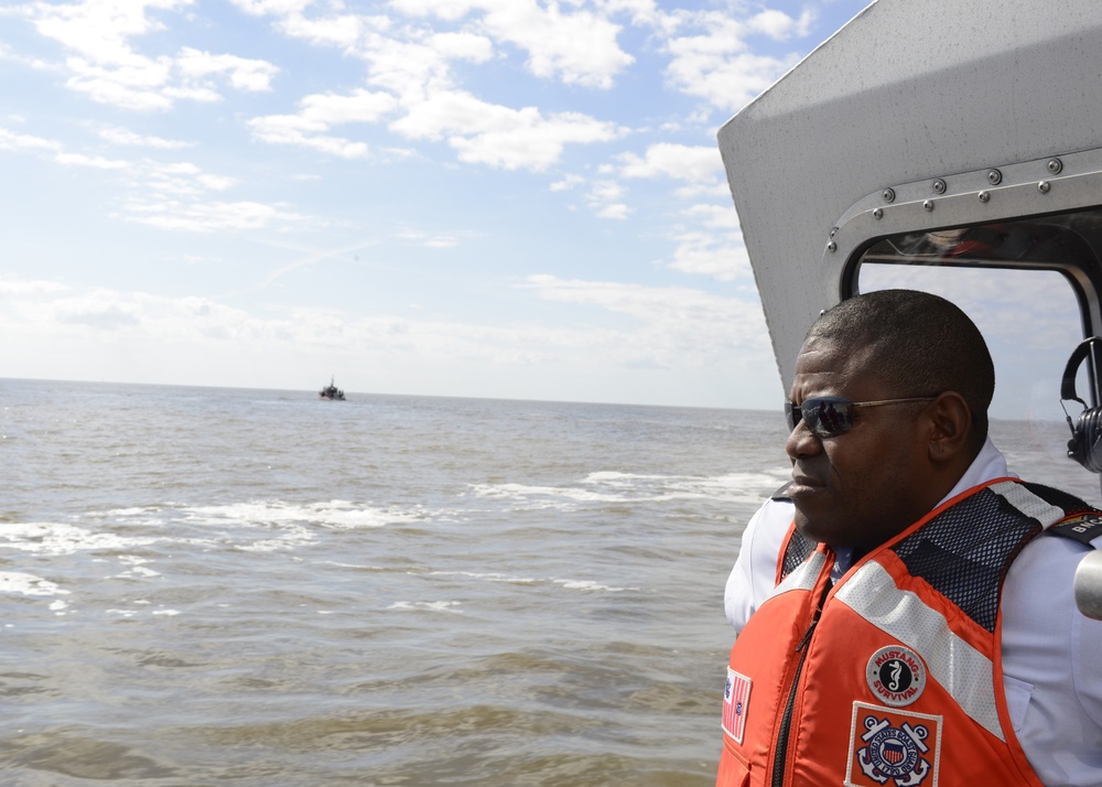 Delegation visits Gulfport-based US Coast Guard units