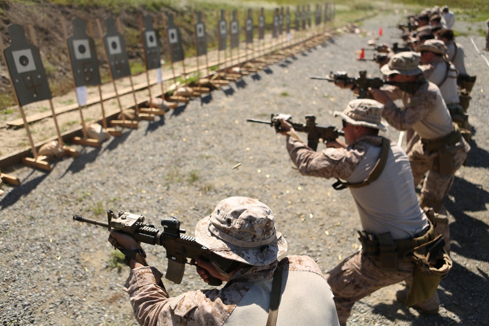 Recon Marines Conduct Shooting Package to Prepare For The 11th MEU