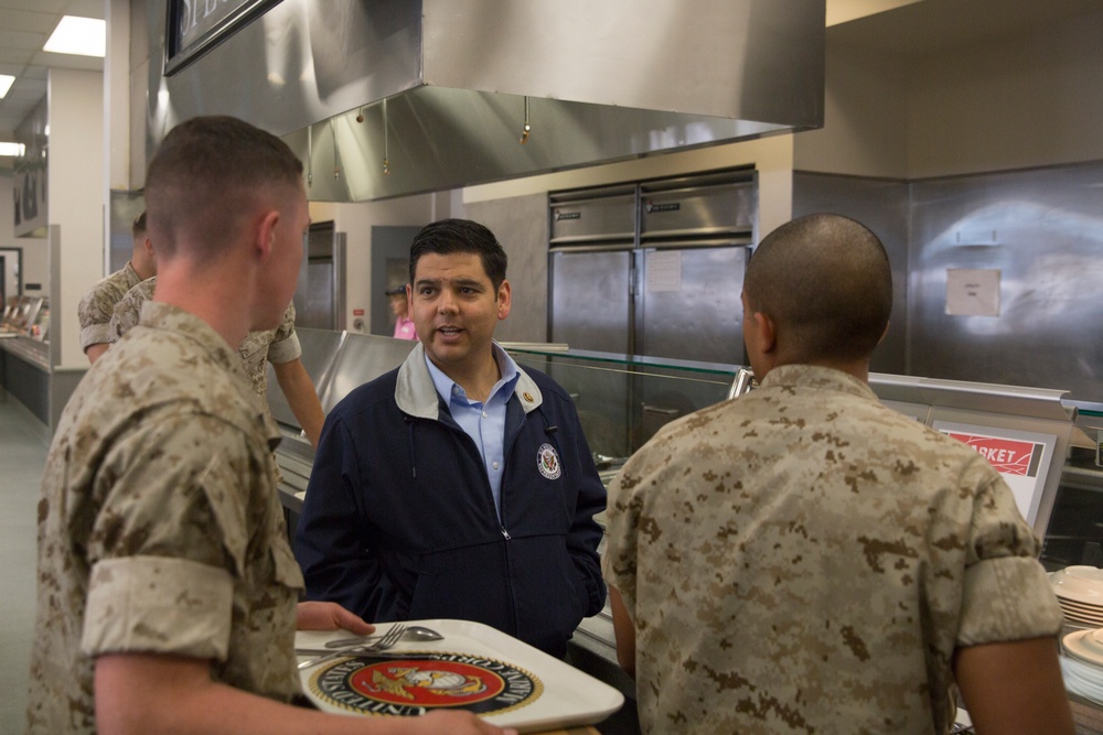 Congressman Ruiz treated to tour of Combat Center