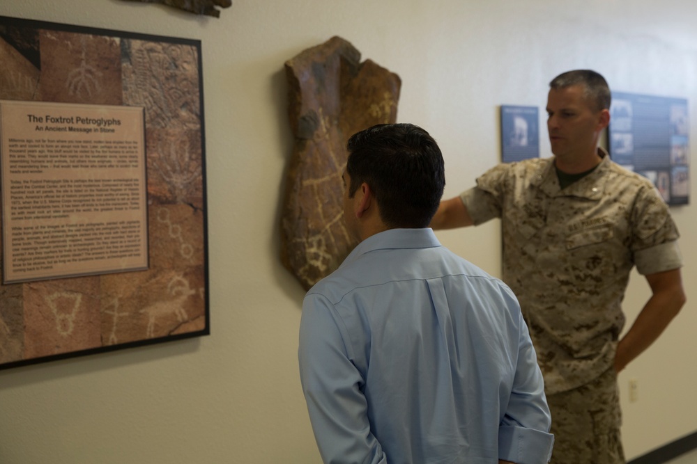 Congressman Ruiz treated to tour of Combat Center