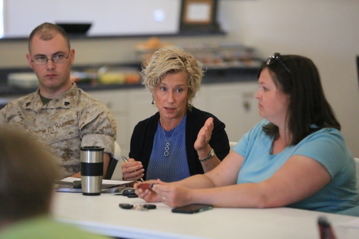 Combat Center leadership, LMH, residents meet for RAB