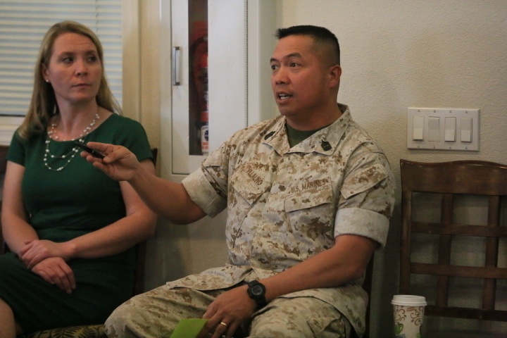 Combat Center leadership, LMH, residents meet for RAB