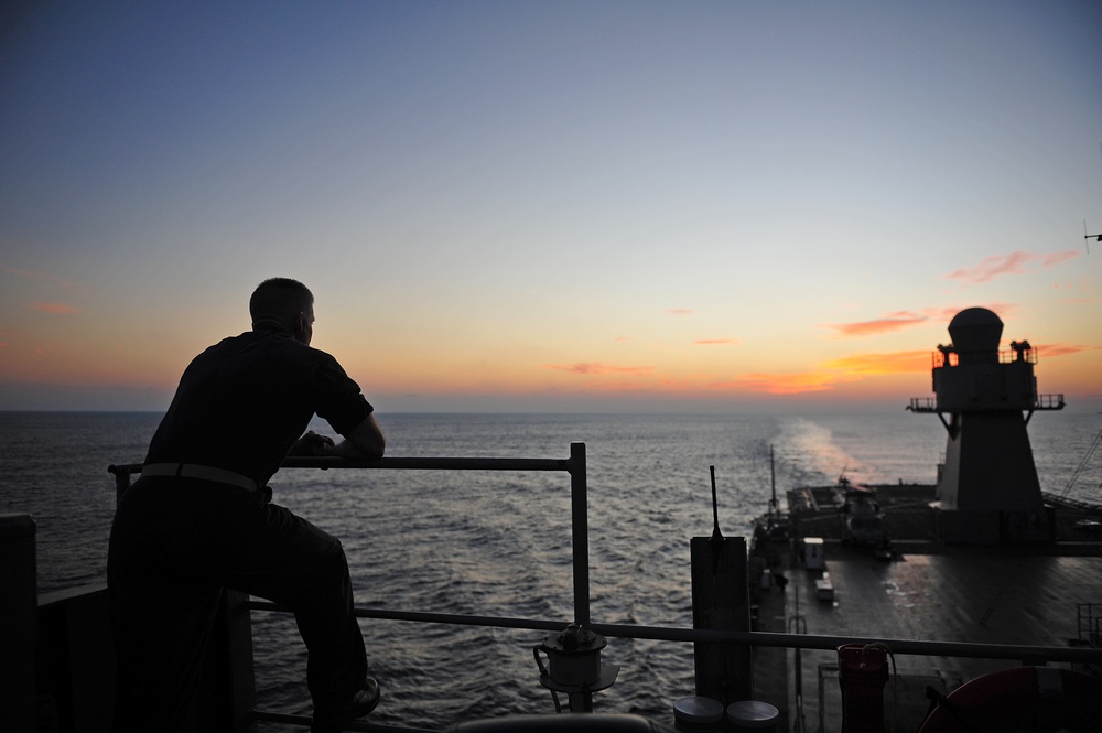 USS Blue Ridge operations