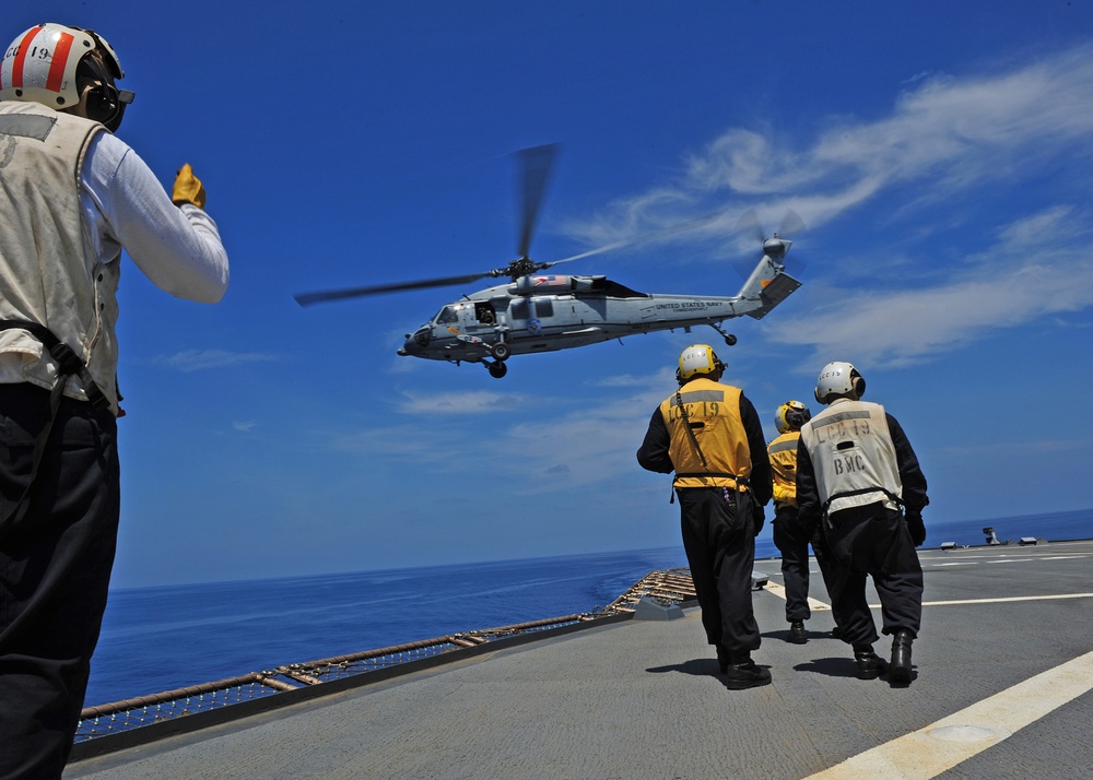 USS Blue Ridge operations