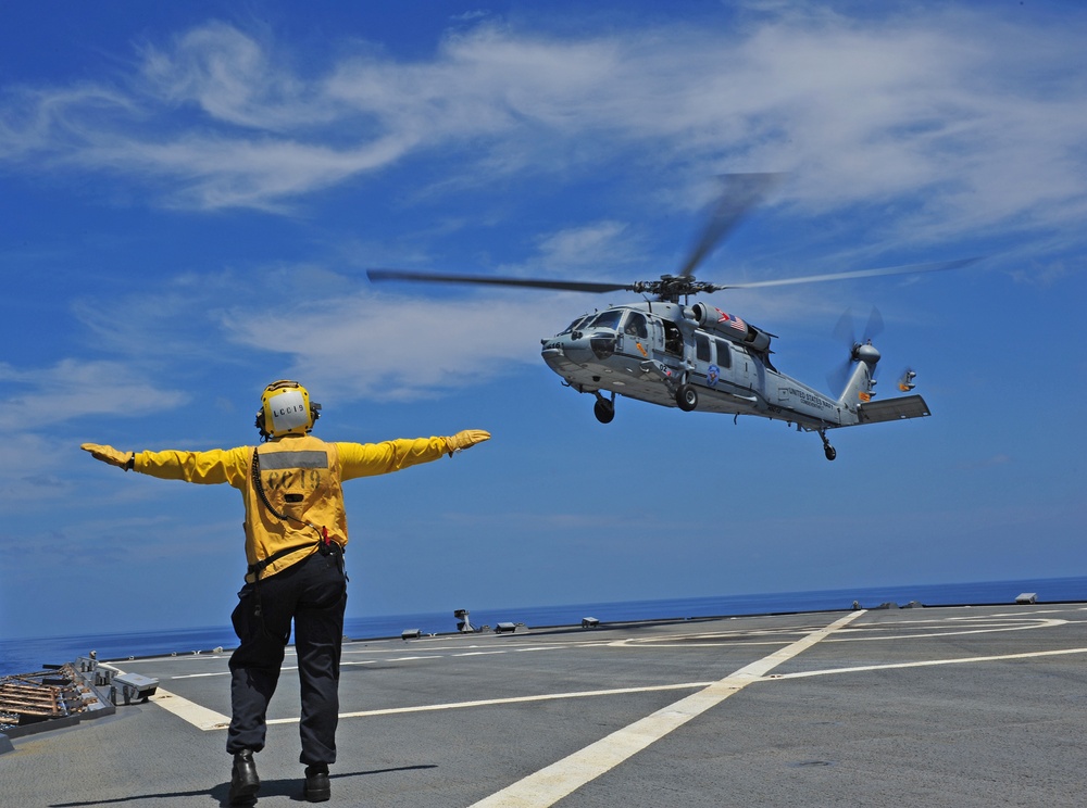 USS Blue Ridge operations