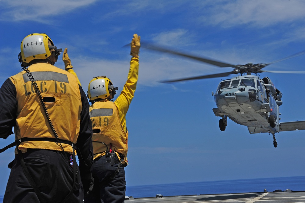 USS Blue Ridge operations