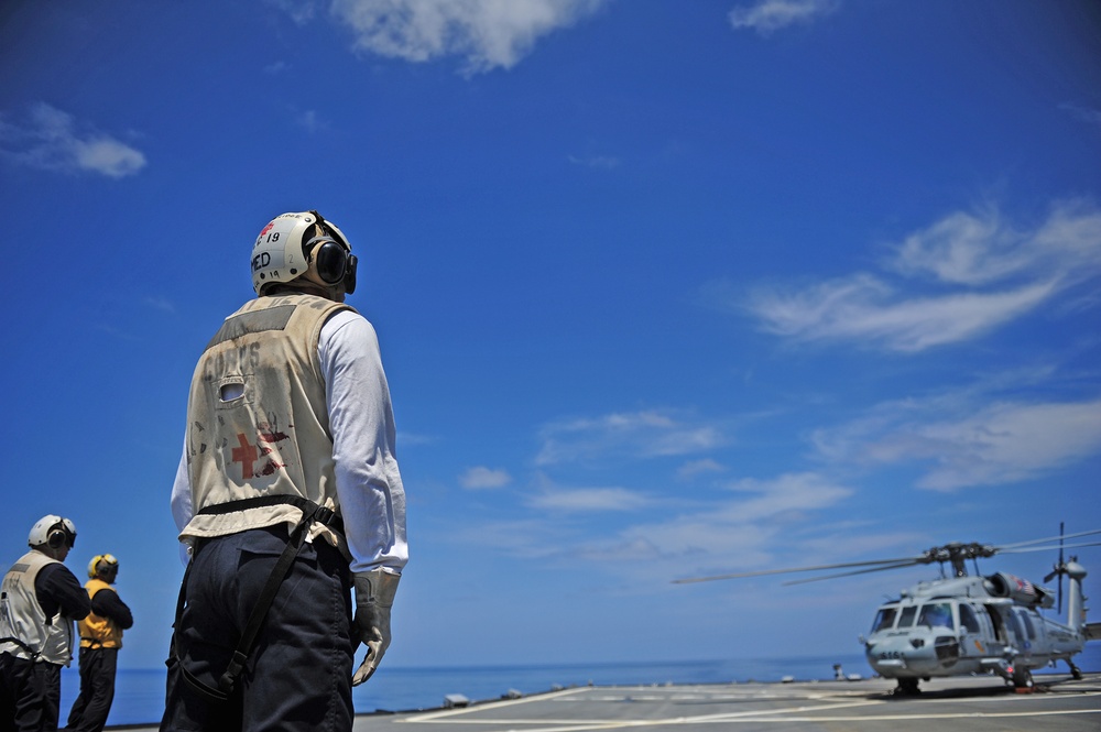 USS Blue Ridge operations