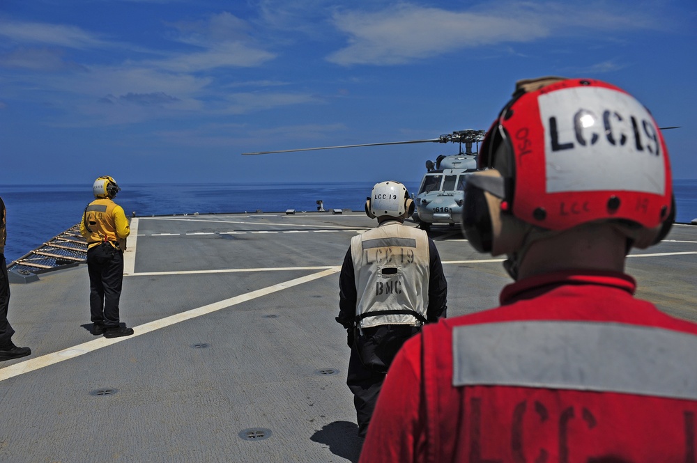 USS Blue Ridge operations