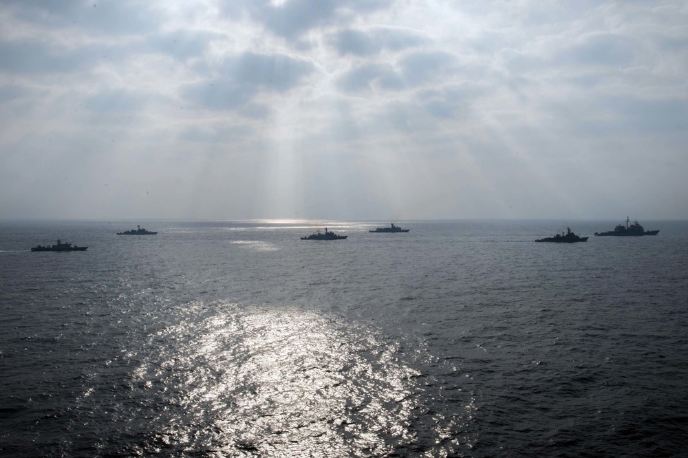 USS Mobile Bay operations