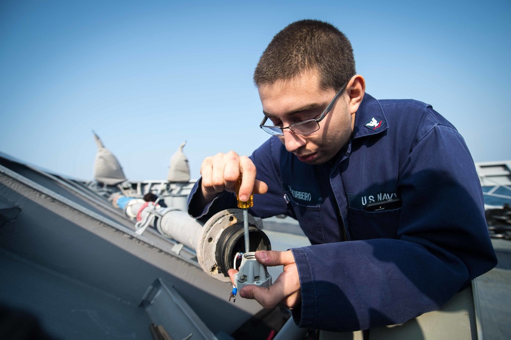 USS Mobile Bay operations