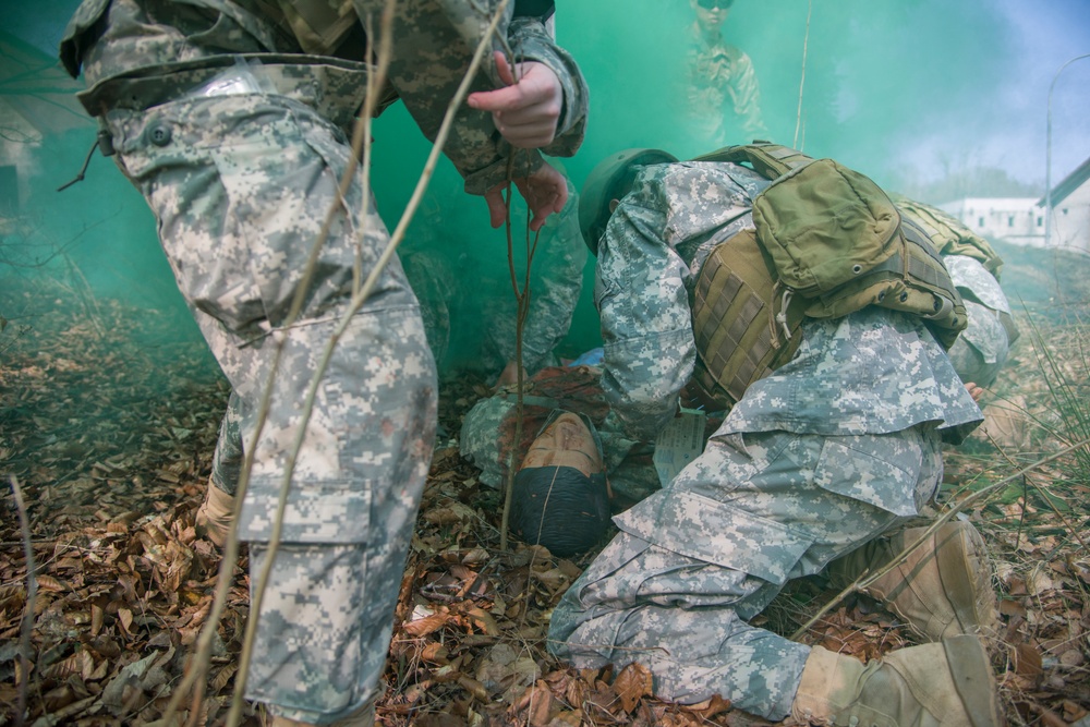 Combat lifesaver course held at Boeblingen Local Training Area