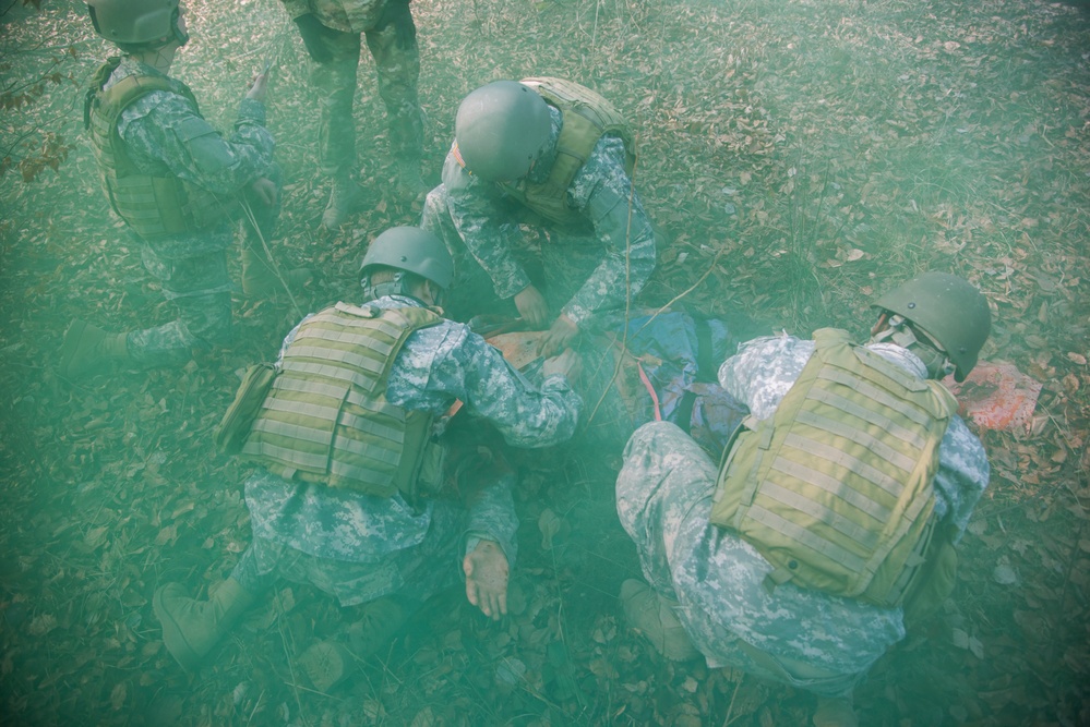 Combat lifesaver course held at Boeblingen Local Training Area