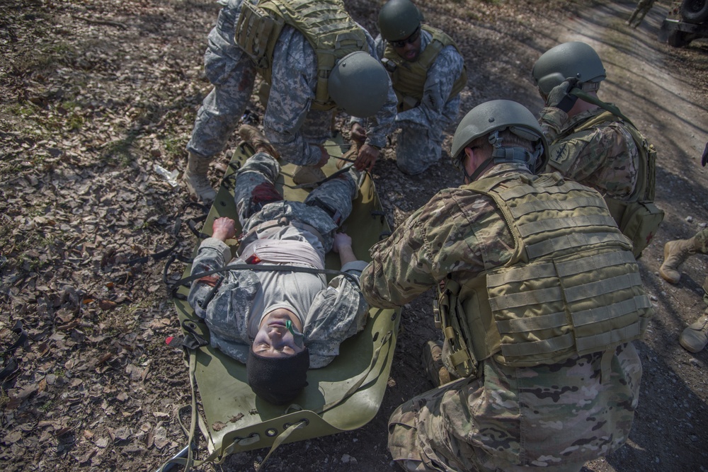 Combat lifesaver course held at Boeblingen Local Training Area