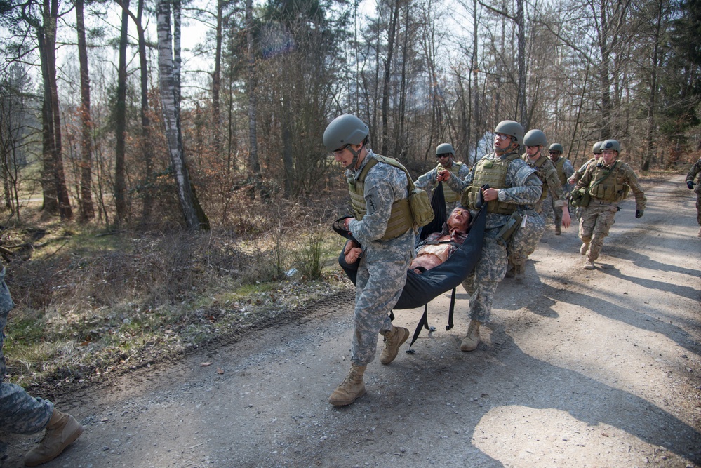 Combat Lifesaver Course held at Boeblingen Local Training Area