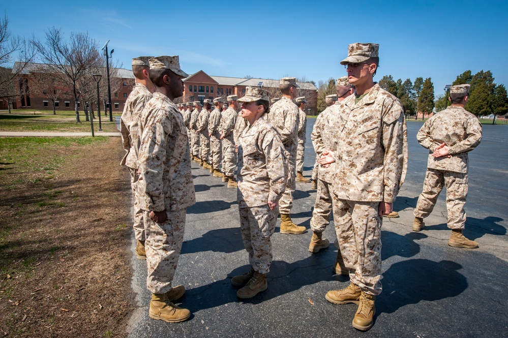 Charlie Company Commanding Officer Inspection