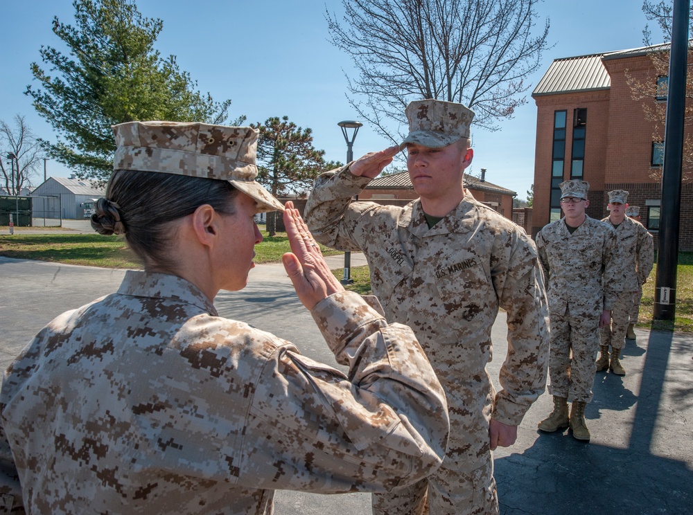 Charlie Company Commanding Officer Inspection