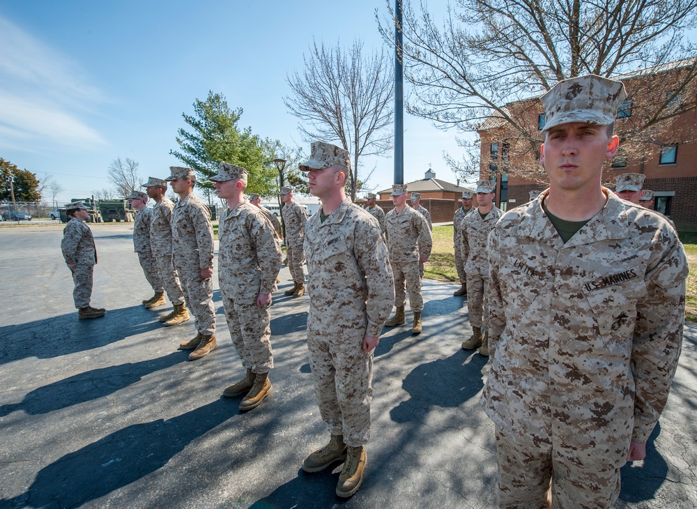 Charlie Company Commanding Officer Inspection