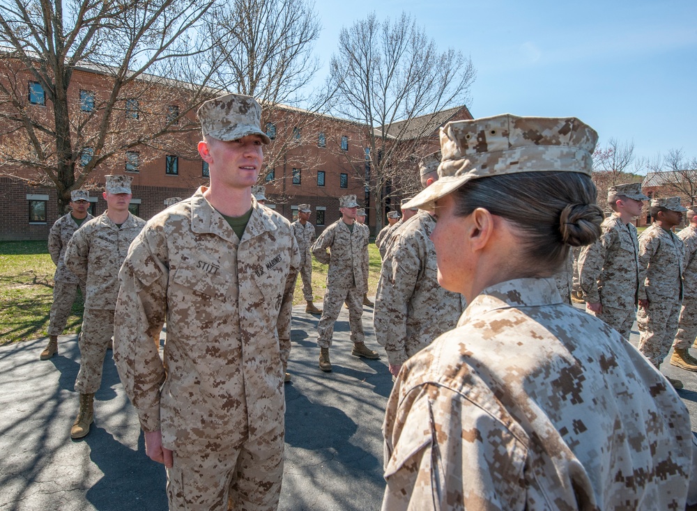 Charlie Company Commanding Officer Inspection