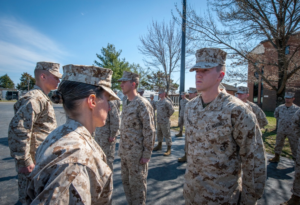 Charlie Company Commanding Officer Inspection