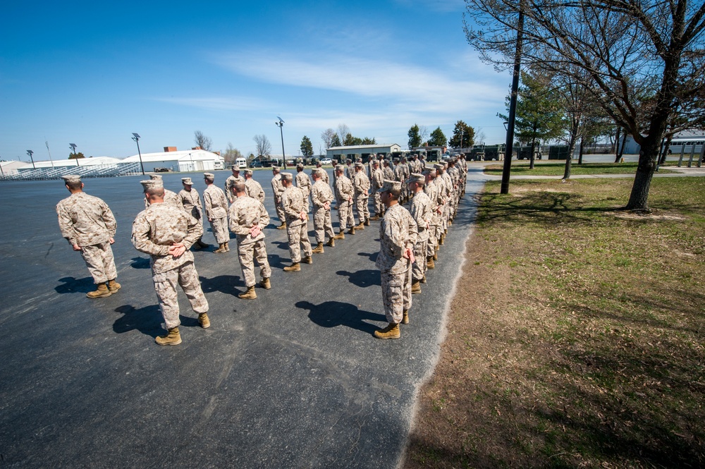 Charlie Company Commanding Officer Inspection