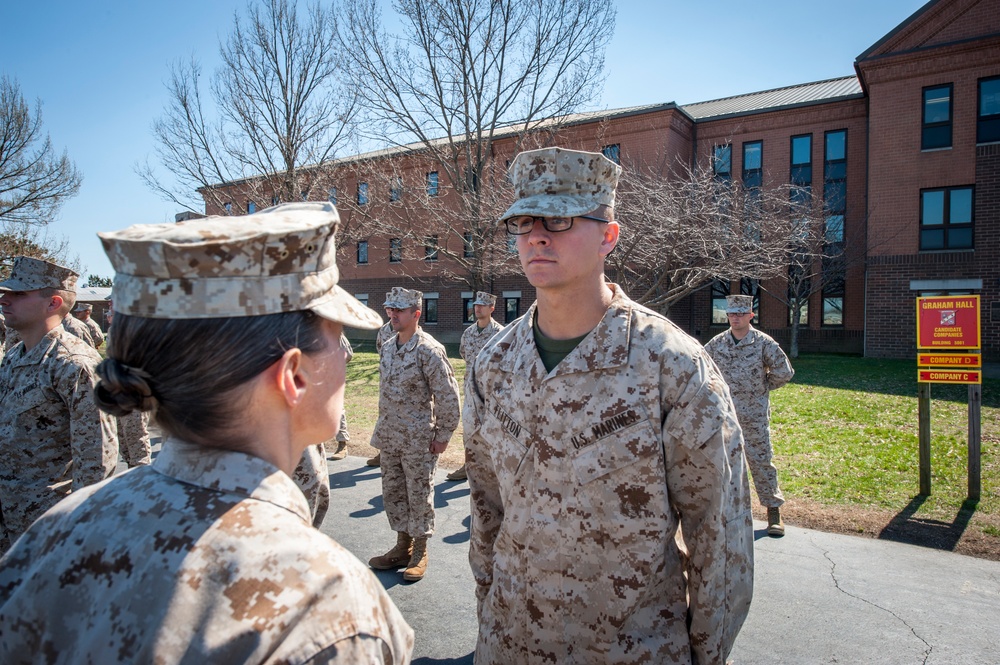 Charlie Company Commanding Officer Inspection