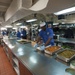 USS Blue Ridge sailors conduct food prep